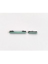 Set de 2 botones laterales verdes para Samsung Galaxy S25 5G S931 S25 Plus 5G S936 calidad premium