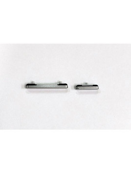 Set de 2 botones plata para Samsung Galaxy S25 Ultra 5G S938 calidad premium