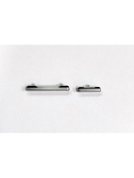 Set de 2 botones plata para Samsung Galaxy S25 Ultra 5G S938 calidad premium