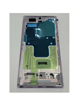 Carcasa o marco central lavanda para Samsung Galaxy S23 Ultra GH96-15833D Service Pack