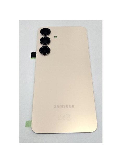 Tapa trasera o tapa bateria rosa dorado para Samsung Galaxy S25 Plus SM-S936B GH82-36350F Service Pack