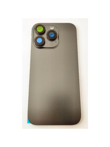 Tapa trasera o tapa bateria negra para iPhone 16 Pro