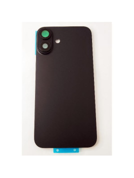 Tapa trasera o tapa bateria negra para iPhone 16 Plus