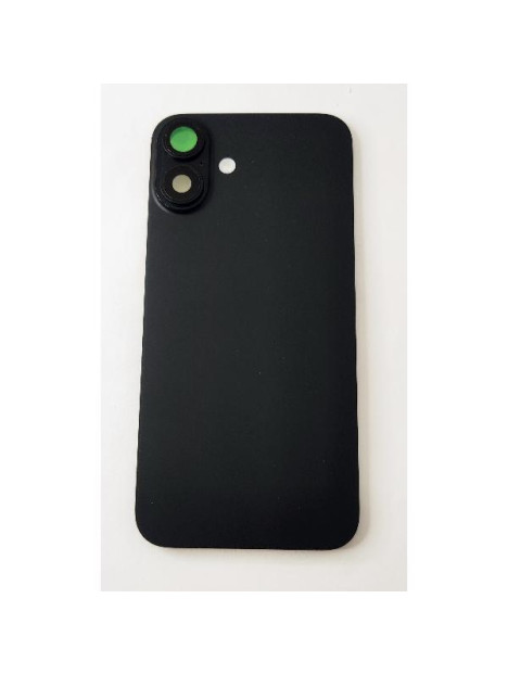 Tapa trasera o tapa bateria negra para iPhone 16 Plus con antena NFC