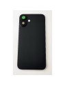 Tapa trasera o tapa bateria negra para iPhone 16 Plus con antena NFC