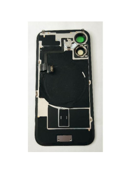 Tapa trasera o tapa bateria negra para iPhone 16 con antena NFC