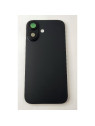 Tapa trasera o tapa bateria negra para iPhone 16 con antena NFC