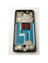 Carcasa o marco central azul con piezas pequeñas para Motorola Moto Edge 50 Neo