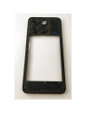 Carcasa o marco central negro para ZTE Blade A55