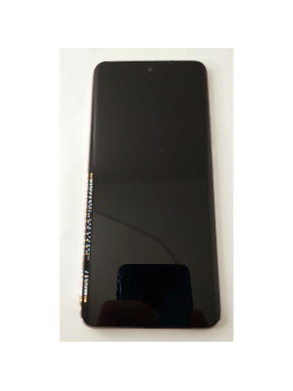 Pantalla lcd para Oppo Reno 12 5G CPH2625 mas tactil negro con marco rosa calidad premium