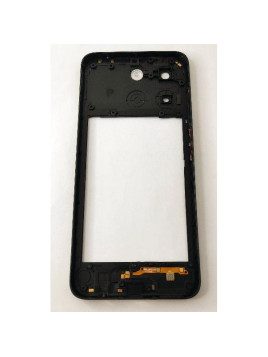 Carcasa o marco central negro para ZTE Blade A35