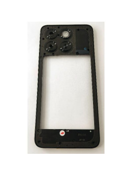 Carcasa o marco central negro para ZTE Blade A35