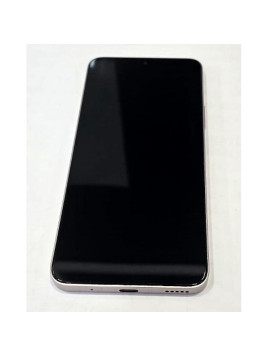 Pantalla LCD para Huawei Honor X8A y Honor 90 Lite mas táctil negro con marco rosa compatible