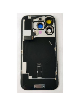 Tapa trasera o tapa bateria negra para iPhone 16 Pro con antena NFC