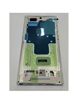 Carcasa o marco central crema para Samsung Galaxy S23 Ultra GH96-15833B Service Pack