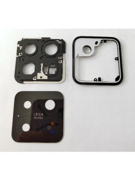 Cristal de camara para Xiaomi 15 5G con marco negro calidad premium