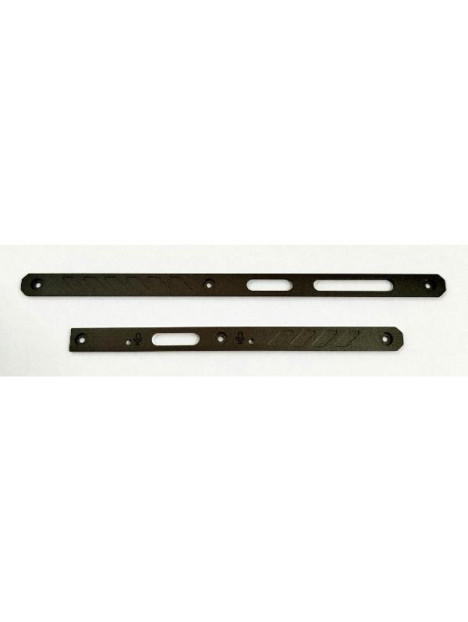 Set de 2 embellecedores negros para Cubot KingKong Power 3 calidad premium