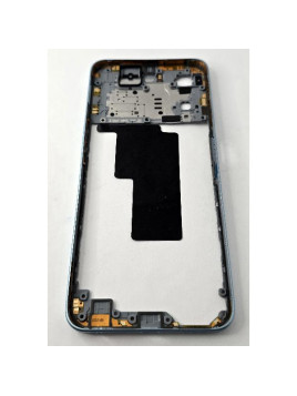 Carcasa o marco central azul para Oppo A98 5G CPH2529