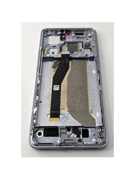 Pantalla lcd para Xiaomi 14T Pro mas tactil negro con marco azul compatible TFT