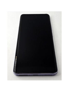 Pantalla lcd para Xiaomi Redmi Note 14 Pro Plus 5G mas tactil negro con marco morado calidad premium