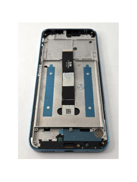 Pantalla lcd para Blackview A95 mas tactil negro con marco azul compatible