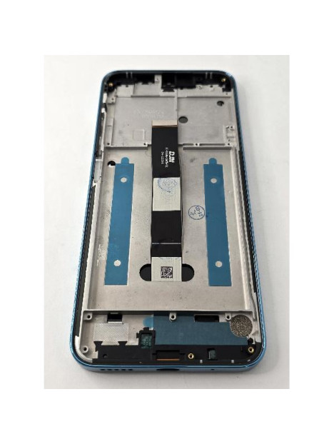 Pantalla lcd para Blackview A95 mas tactil negro con marco azul compatible