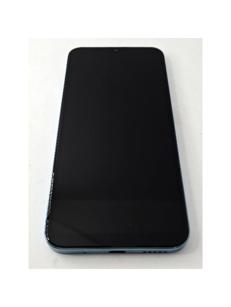 Pantalla lcd para Blackview A95 mas tactil negro con marco azul compatible