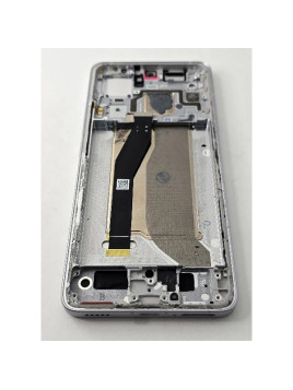 Pantalla lcd para Xiaomi 14T Pro mas tactil negro con marco plata compatible TFT