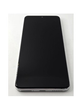 Pantalla lcd para Xiaomi Redmi Note 14 Pro 5G mas tactil negro con marco plata compatible TFT