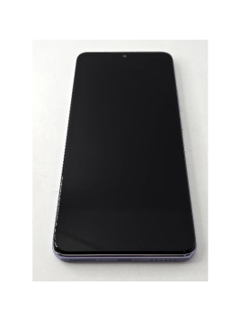 Pantalla lcd para Xiaomi Redmi Note 14 Pro 5G mas tactil negro con marco morado compatible TFT