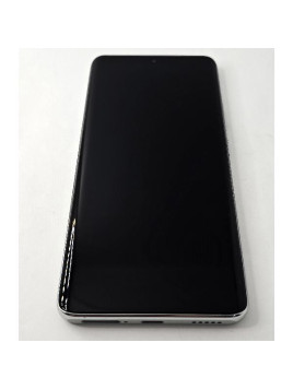 Pantalla lcd para Xiaomi Redmi Note 14 Pro Plus 5G mas tactil negro con marco blanco calidad premium