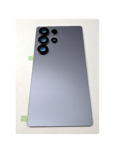 Tapa trasera o tapa bateria azul para Samsung Galaxy S25 Ultra 5G S938 con cubierta de camara