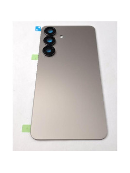 Tapa trasera o tapa bateria dorada para Samsung Galaxy S25 5G S931 con cubierta de camara