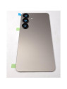 Tapa trasera o tapa bateria dorada para Samsung Galaxy S25 5G S931 con cubierta de camara