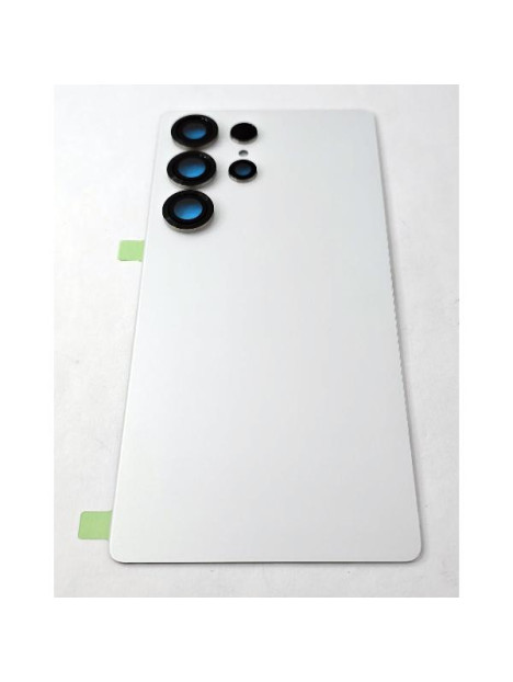 Tapa trasera o tapa bateria blanca para Samsung Galaxy S25 Ultra 5G S938 con cubierta de camara