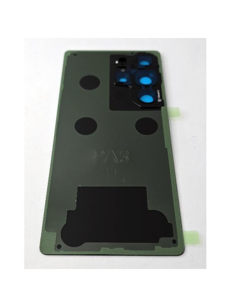 Tapa trasera o tapa bateria negra para Samsung Galaxy S25 Ultra 5G S938 con cubierta de camara