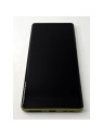 Pantalla lcd para Motorola Moto G85 5G XT2427-3 mas tactil negro con marco y botones verdes calidad premium