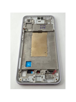 Carcasa o marco central rosa para Samsung Galaxy A36 A366