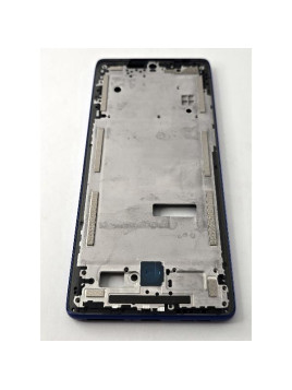 Carcasa o marco frontal azul para Motorola Moto G85 5G XT2427-3