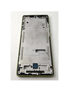 Carcasa o marco frontal verde para Motorola Moto G85 5G XT2427-3