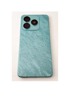 Tapa trasera o tapa bateria verde para ZTE Blade A75 4G