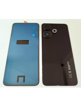 Tapa trasera o tapa bateria negra para Xiaomi Redmi 13 con cristal de camara