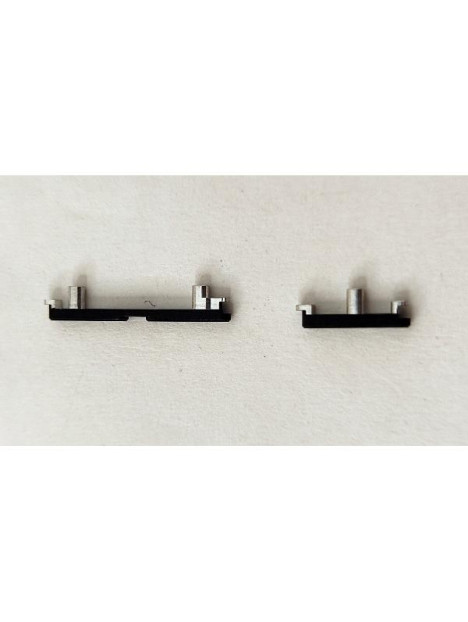 Set de 2 botones laterales negros para Motorola Edge 50 Pro calidad premium
