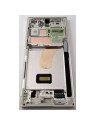 Pantalla lcd para Samsung Galaxy S23 Ultra SM-S918 tactil negro marco crema ensamblado GH82-30466B Service Pack