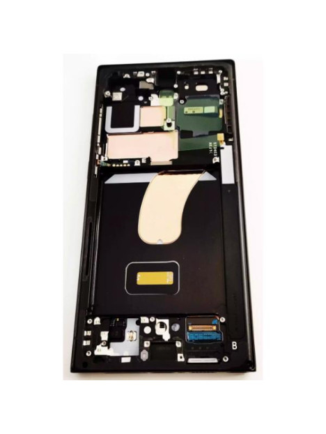 Pantalla lcd Samsung Galaxy S23 Ultra SM-S918 tactil negro marco gris grafito ensamblado GH82-30465E Service Pack