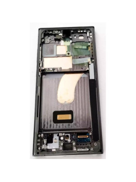 Pantalla lcd para Samsung Galaxy S23 Ultra SM-S918 mas tactil negro marco verde ensamblado GH82-30466C Service Pack