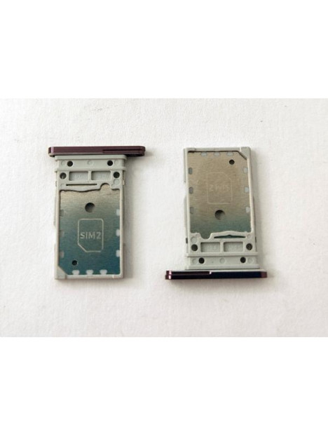 Soporte o bandeja sim morada Dual sim para Samsung Galaxy Z Fold 4 F936 calidad premium