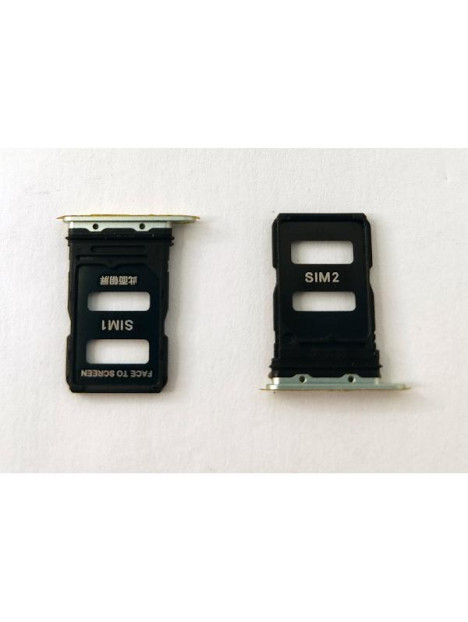 Soporte o bandeja sim verde Dual sim para Xiaomi 15 5G calidad premium