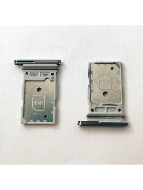 Soporte o bandeja sim verde Dual sim para Samsung Galaxy Z Fold 4 F936 calidad premium