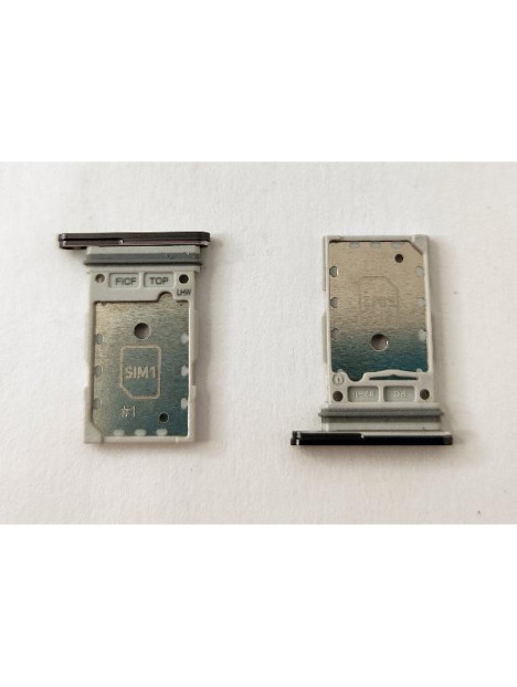 Soporte o bandeja sim negra Dual sim para Samsung Galaxy Z Fold 4 F936 calidad premium